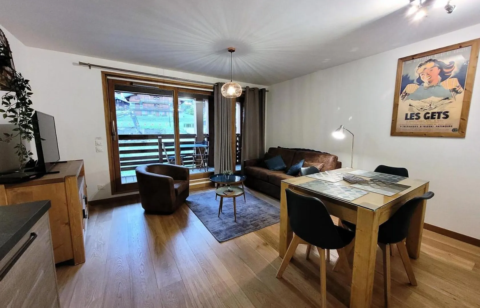 Residence Le Solaret - Appartement Centre Village Pour 4 Personnes Mae-0821 Les Gets Lejlighed